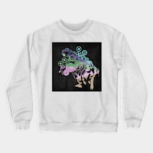 Anxiety rainbow colours Crewneck Sweatshirt